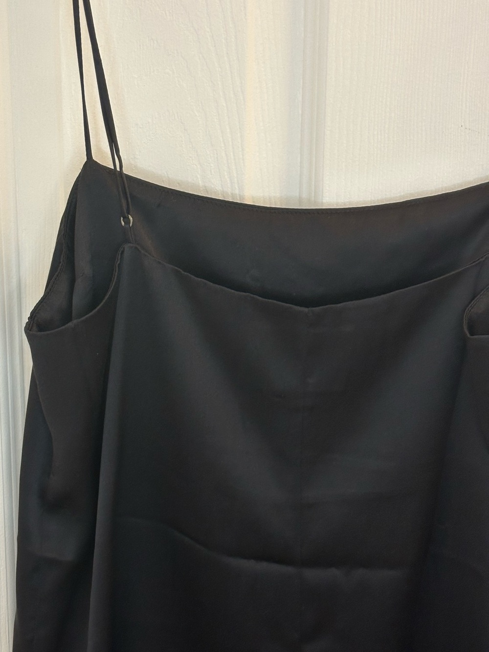 Reformation Black Satin Slip Mini Dress - Picture 9 of 11